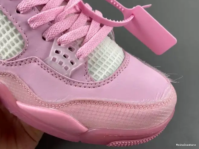 MaikeSneakers X OFF-WHITE PINK JORDAN 4 0511